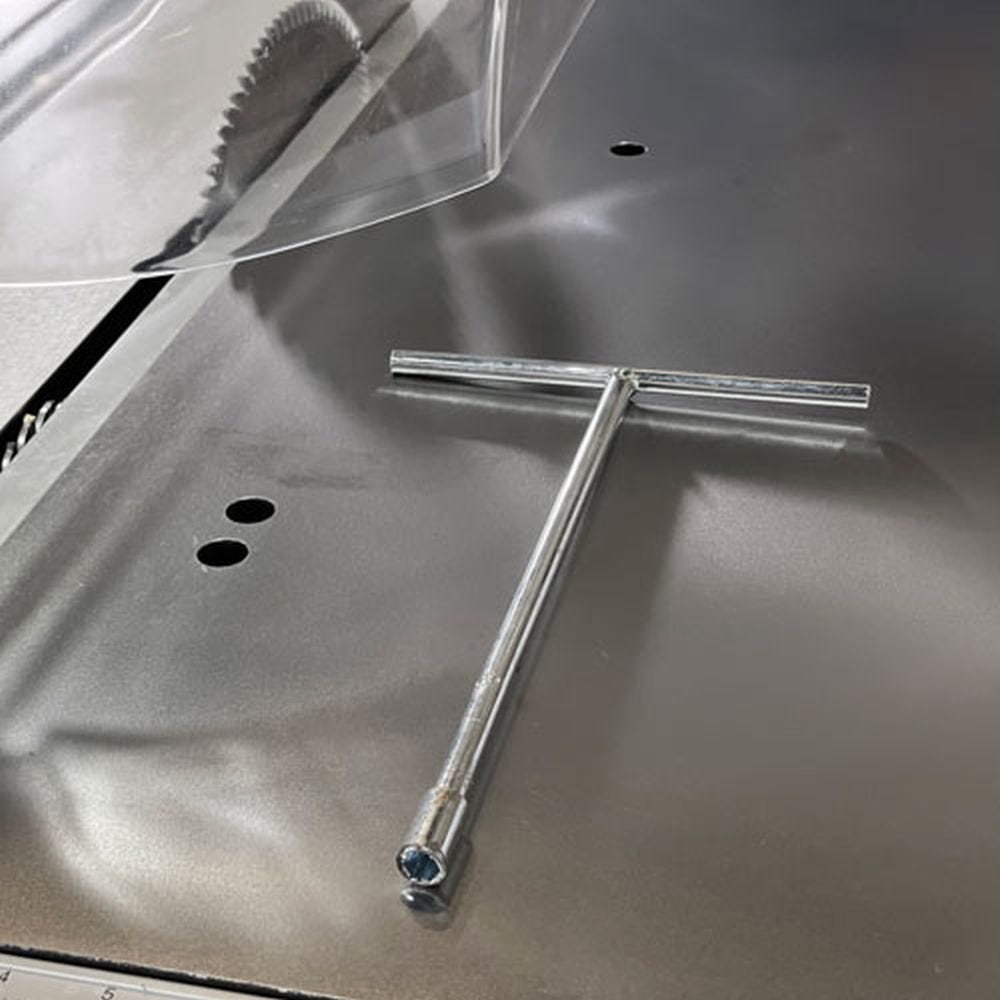 Maksiwa BMT.3200.IR TITANIUM TITANIUM Sliding Panel Saw, 1 Phase, 5HP, 220V