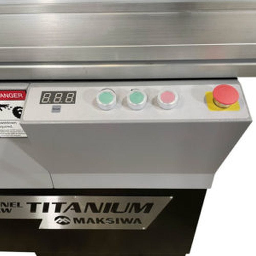 Maksiwa BMT.3200.IR TITANIUM TITANIUM Sliding Panel Saw, 1 Phase, 5HP, 220V