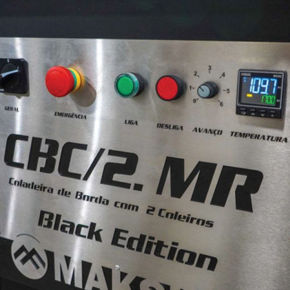 Maksiwa CBC/2.MR 2-Glue Pot Edgebander with Rollers, 1 Phase, 110V CBC.2/MR