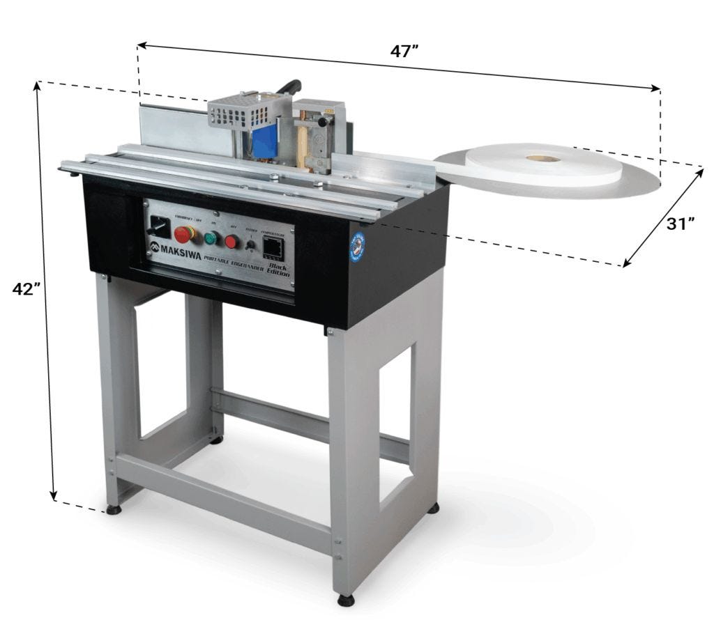 Maksiwa CBC.E Portable Edgebander, 1 Phase, 110V