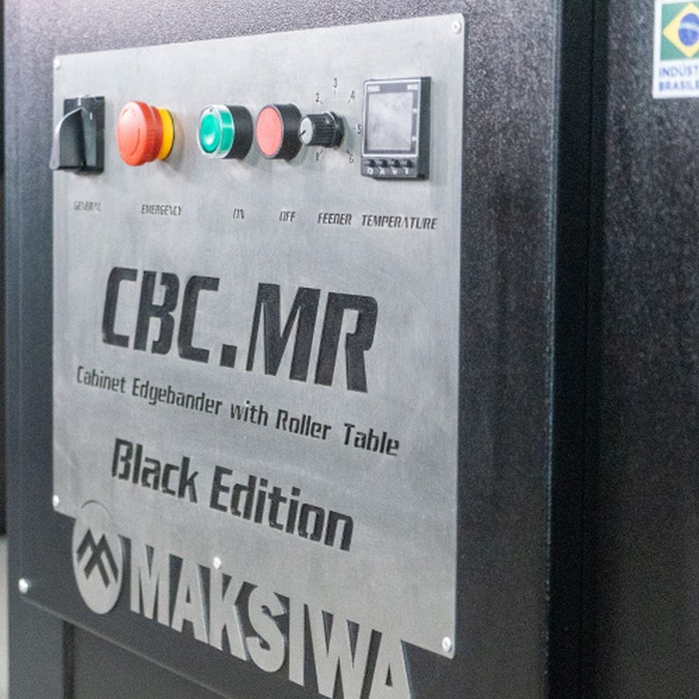 Maksiwa CBC.MR Cabinet Edgebander with Rollers , 1 Phase, 110V