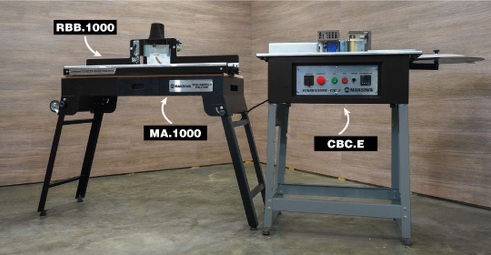 Maksiwa RBB.1000 Edge Trimmer, 1 Phase, 110V