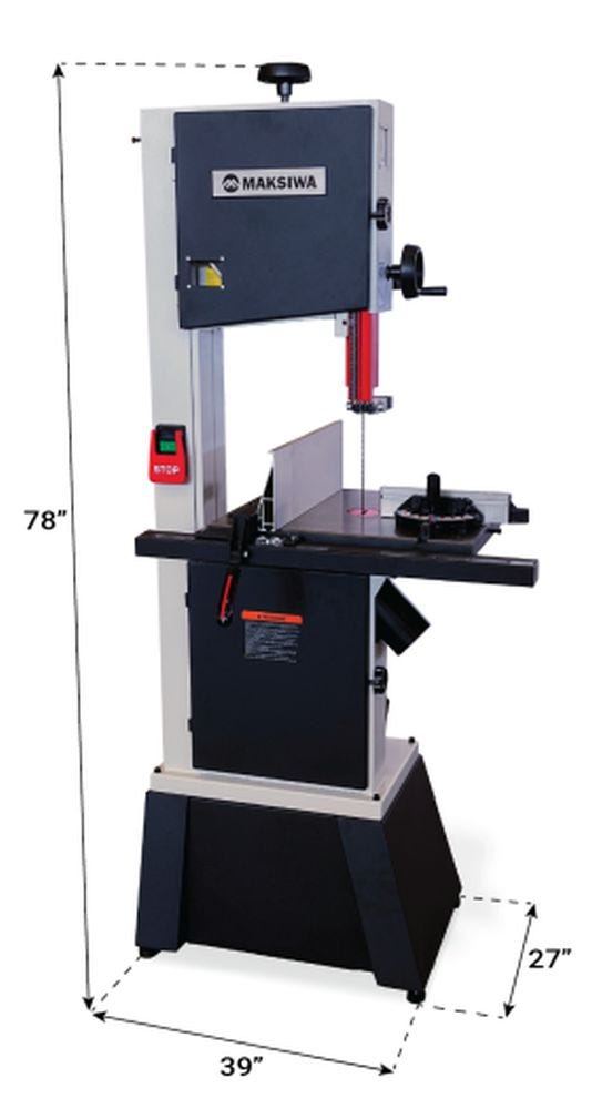 Maksiwa SF.35.MI 14 in. Band Saw, 1-3/4 HP, 1 Phase
