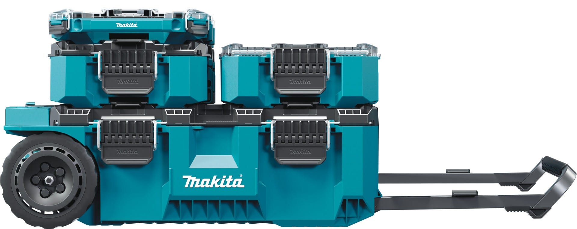 Makita MAKTRAK Pro 4-Piece Modular Storage Toolbox Kit