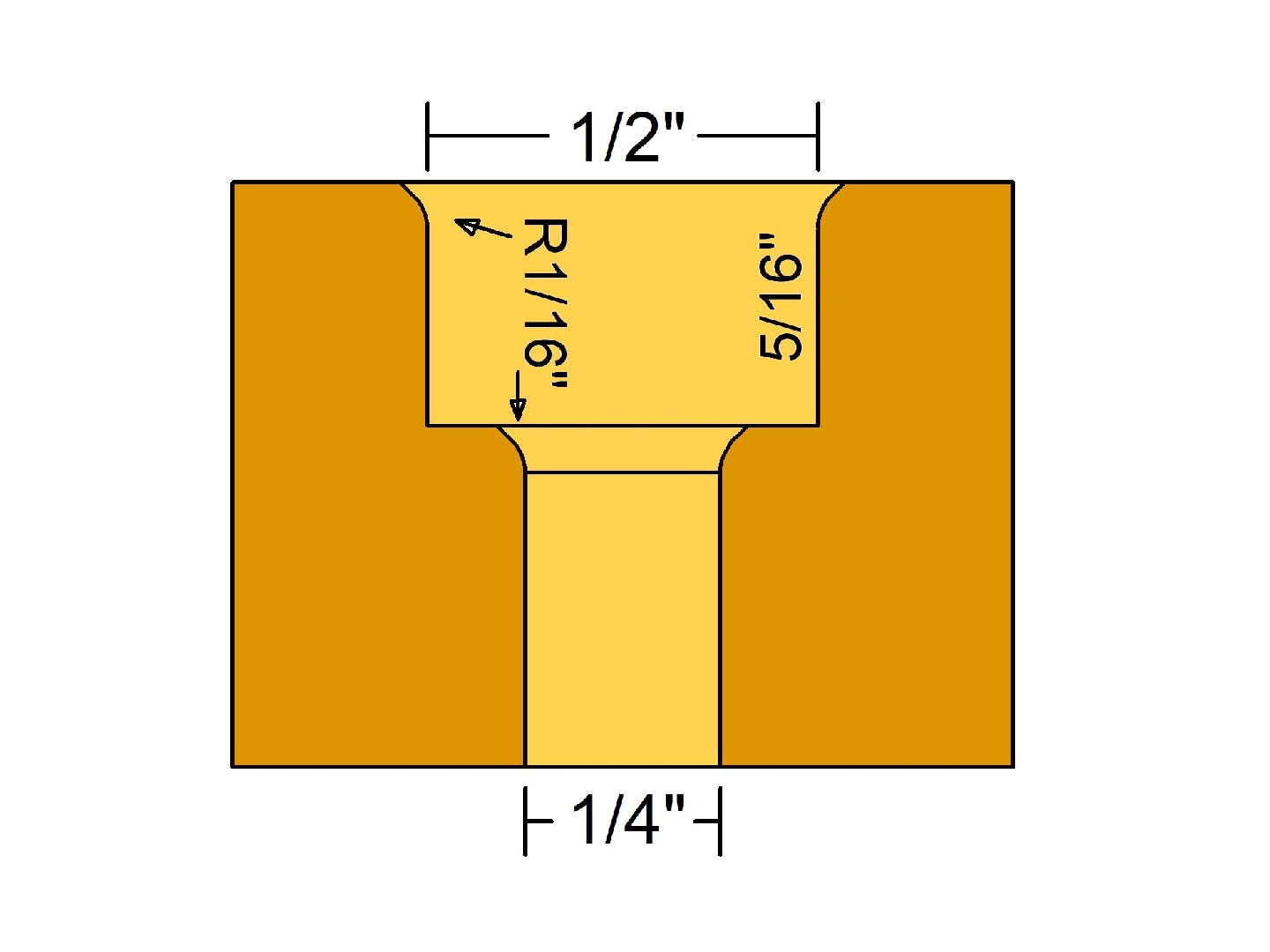 Micro Jig MB-025-0525PL ZEROPLAY 2-Step Router Bit, 1/4 in. Shank