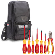 Veto Pro Pac Medium Sized Zippered Meter Bag with Wiha 7-Piece Insulated BiCut Comound Cutters & Screwdriver Set