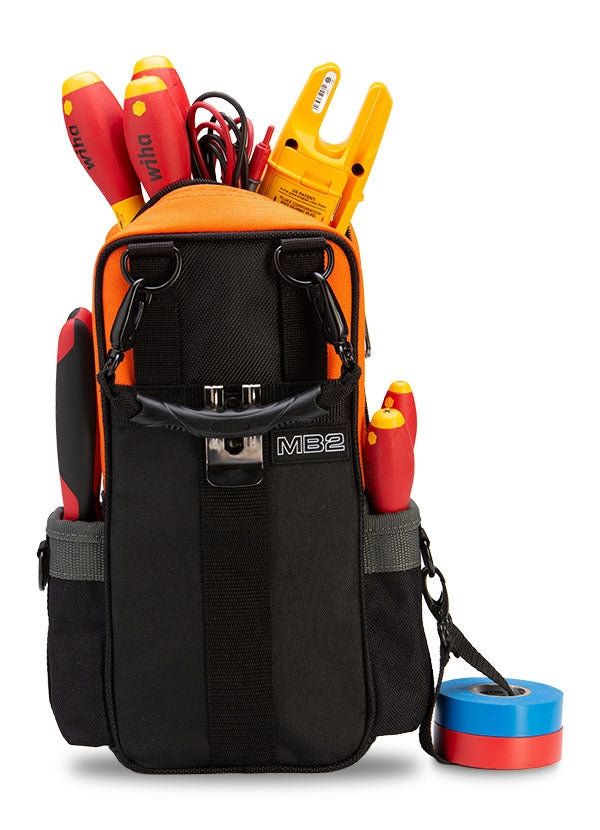 Veto Pro Pac MB2 Hi-Viz Orange Medium Sized Zippered Meter Bag