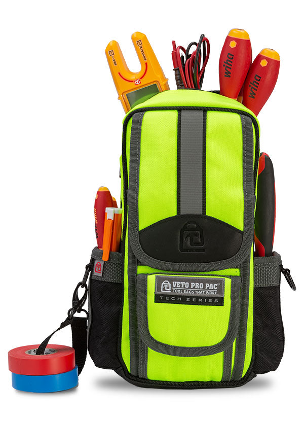 Veto Pro Pac MB2 Hi-Viz Yellow Medium Sized Zippered Meter Bag