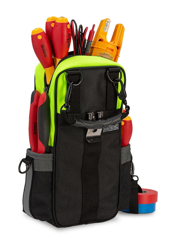 Veto Pro Pac MB2 Hi-Viz Yellow Medium Sized Zippered Meter Bag