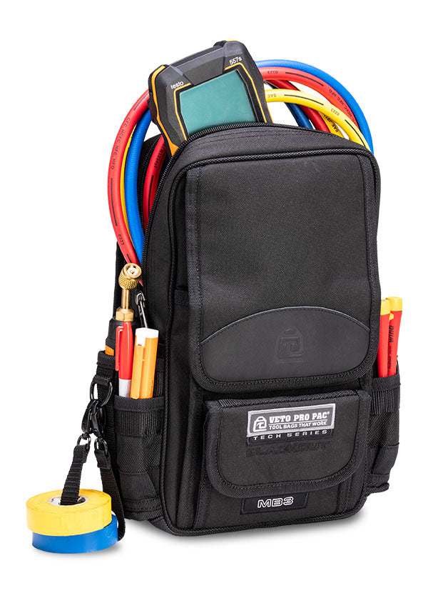 Veto Pro Pac MB3 BLACKOUT Large Sized Zippered Diagnostic Bag