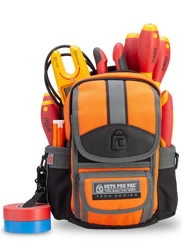 Veto Pro Pac MB Hi-Viz Orange Small Sized Zippered Meter Bag