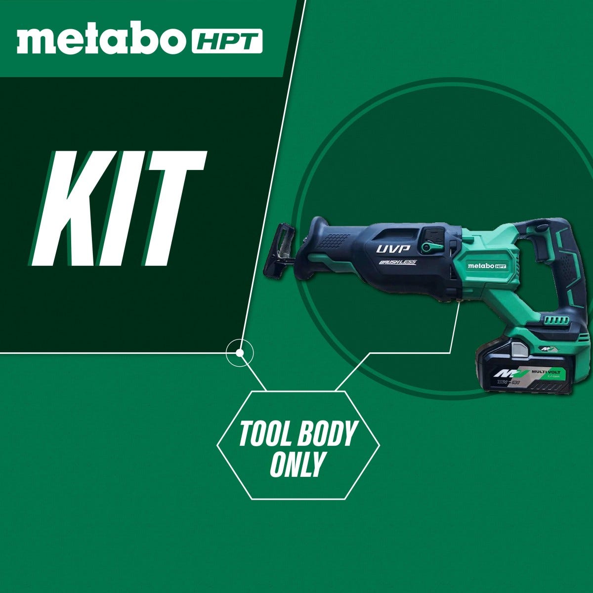 Metabo HPT CR36DAQ4M 36V Brushless Reciprocating saw, Tool Only