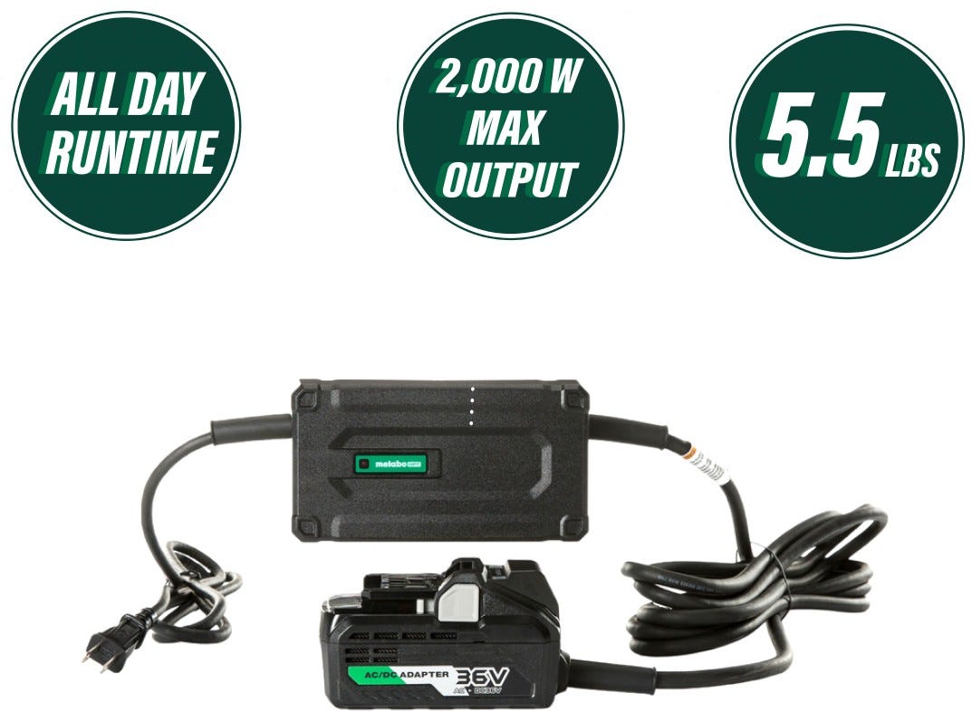 Metabo HPT ET36AM 36 V MultiVolt AC/DC Adapter