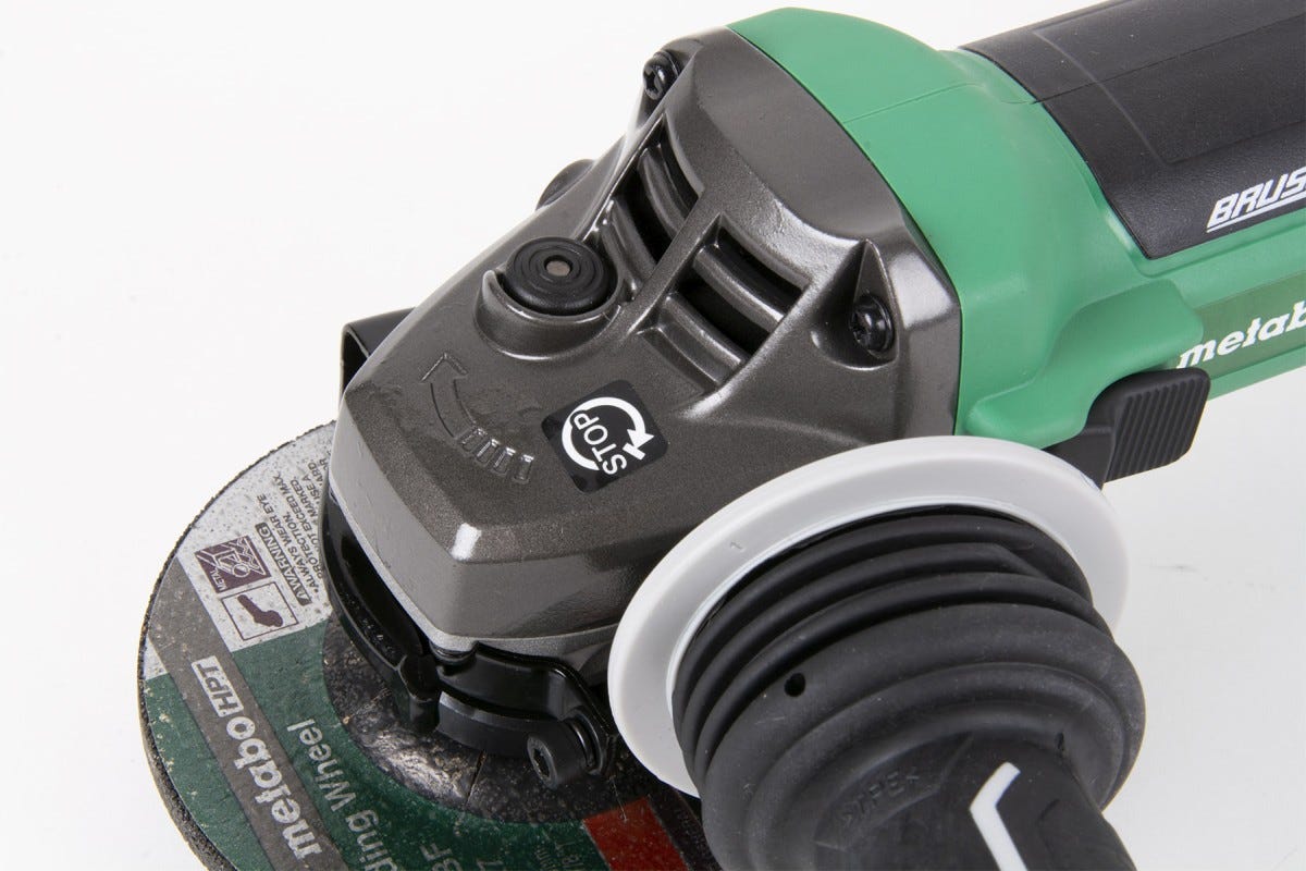 Metabo HPT G3612DAQ6M 36V MultiVolt Brushless 4-1/2-in Slide Switch Grinder, Tool Only