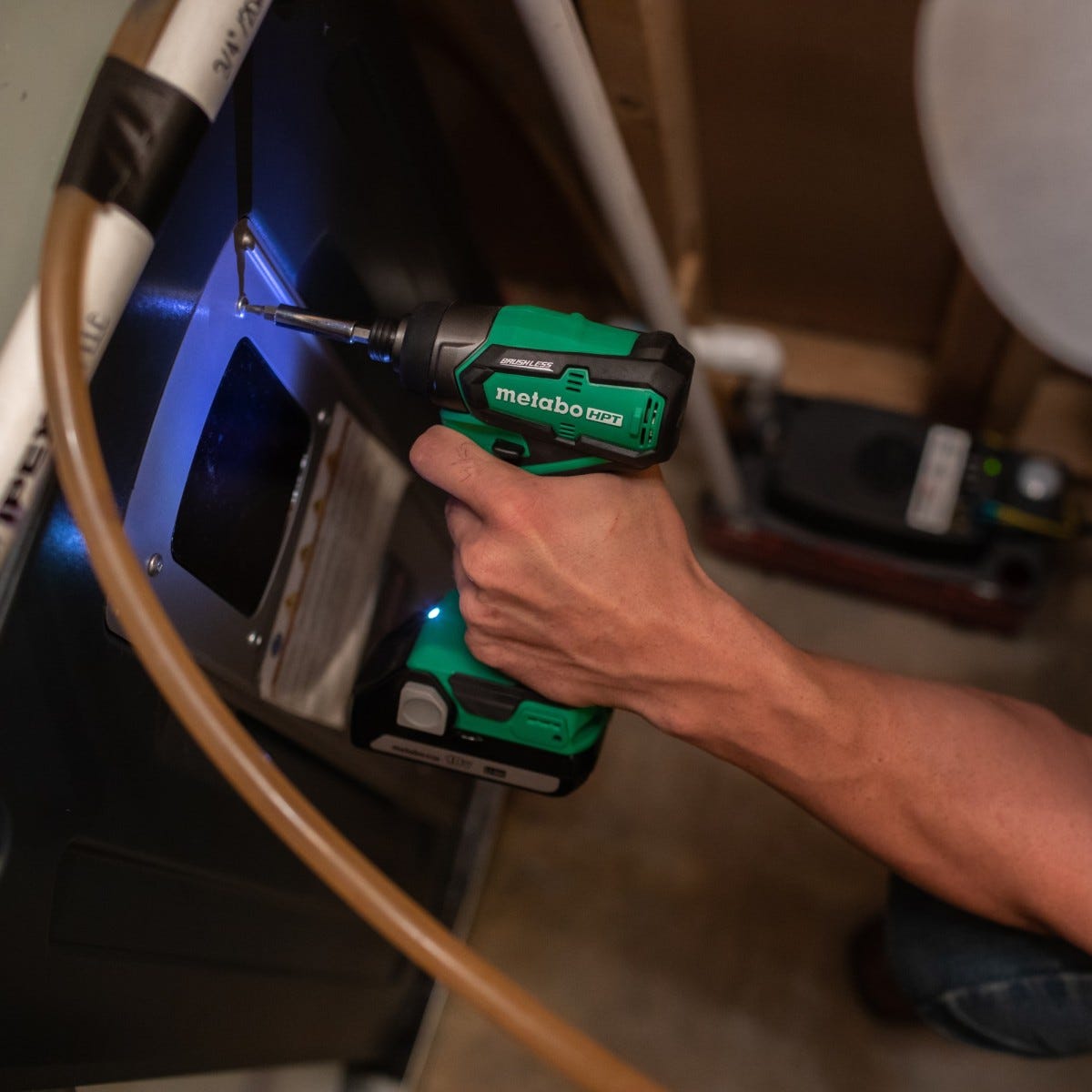 Metabo HPT KC18DDXM KC18DDX 18V Cordless Impact Driver and Drill 1.5 Ah Kit