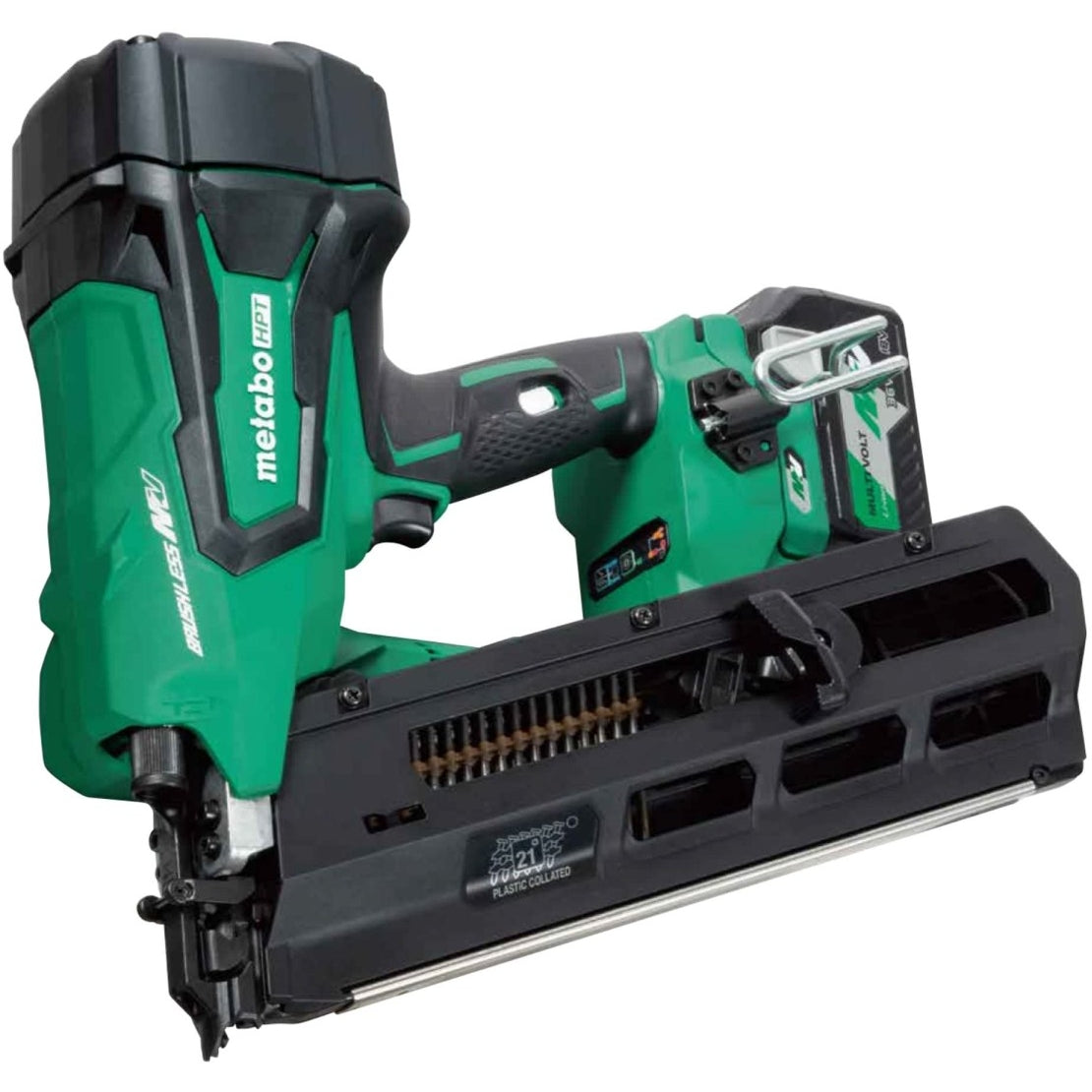 Metabo HPT NR3690DCM 36V MultiVolt Cordless Framing Nailer Paper Strip 2.5Ah Kit