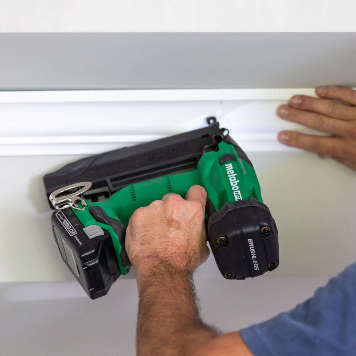 Metabo HPT NT1850DFM 18V Cordless 18 Gauge Compact Brad Nailer 3 Ah MultiVolt Kit