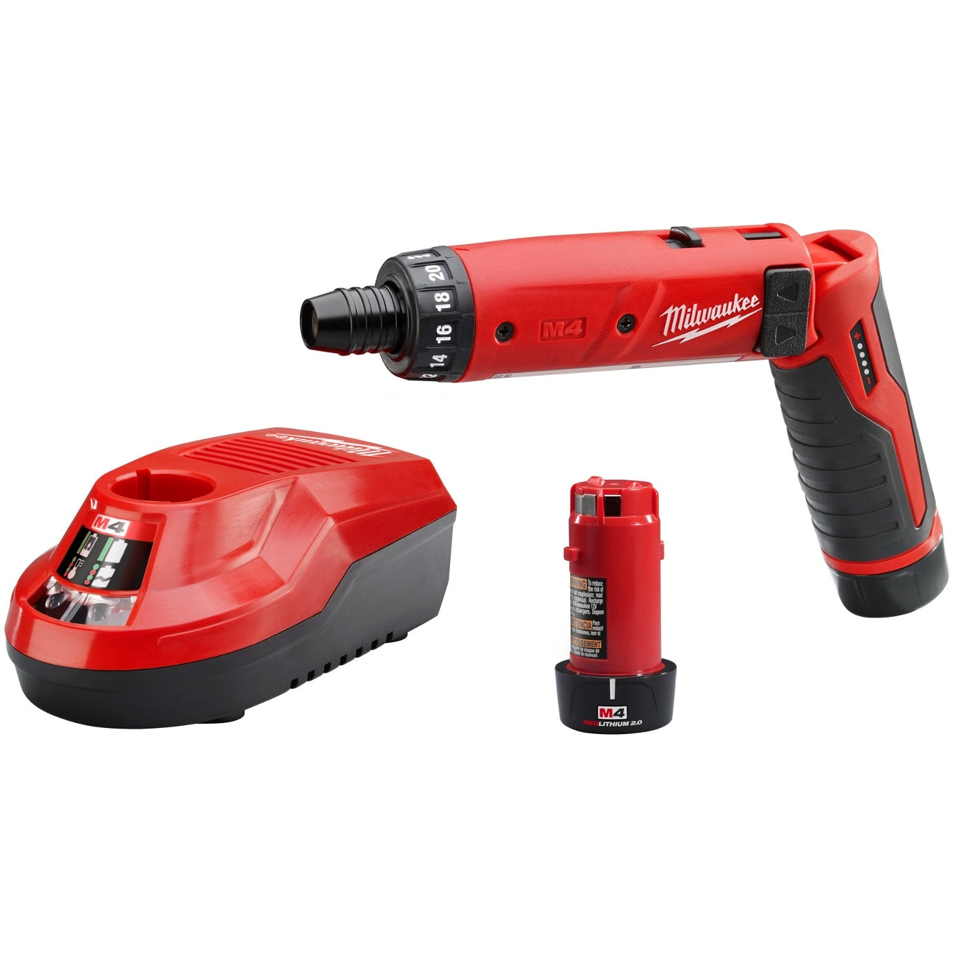 Milwaukee 2101-22 M4 1/4" Hex Screwdriver Kit