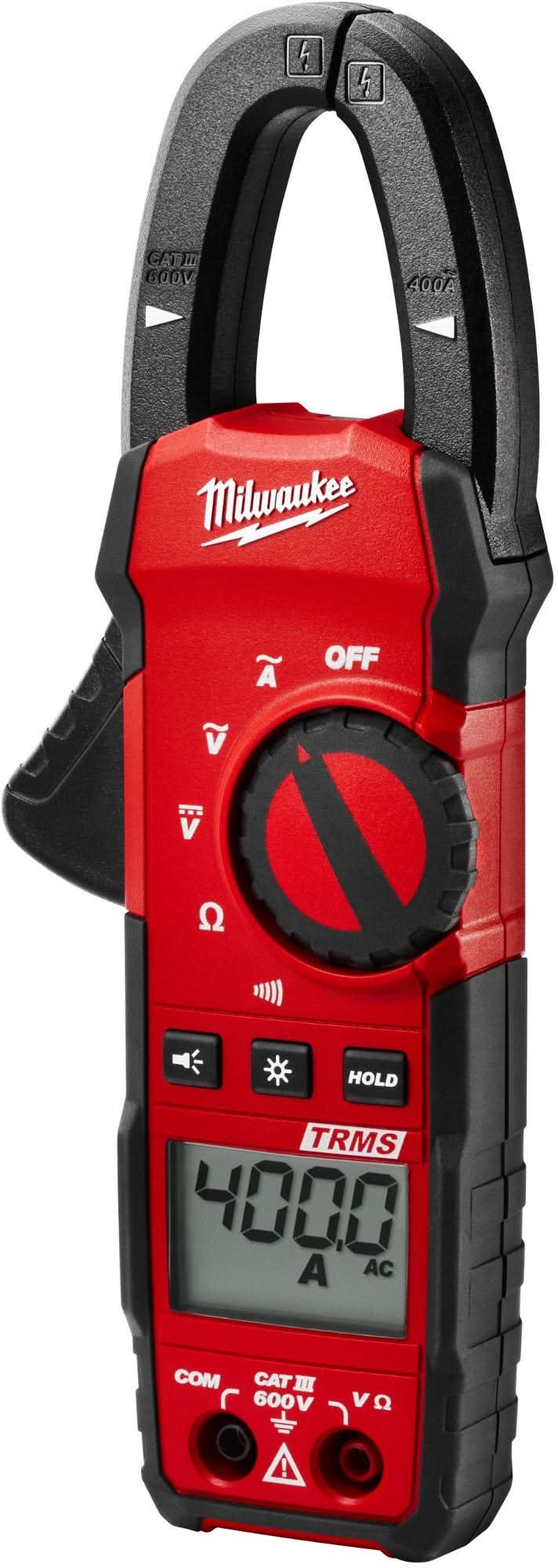 【R&B】xplicit Milwaukee 400 Amp AC Digital Clamp Meter 2235-20 - The Home Depot