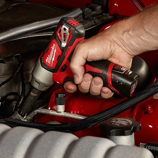 Milwaukee 2463-21RS M12 3/8-Inch Impact Wrench and Tire Inflator 1.5Ah Combo Kit