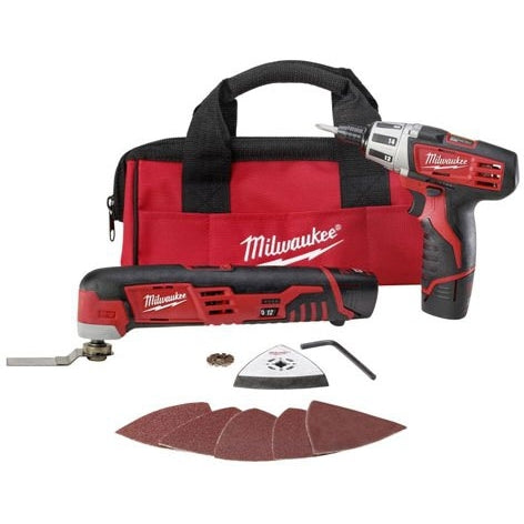Milwaukee 2496-22 M12 Cordless 2-Tool Combo Kit