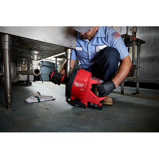 Milwaukee 2772A-21 M18 Fuel Drain Snake W/ Cable Drive 2.0Ah Kit