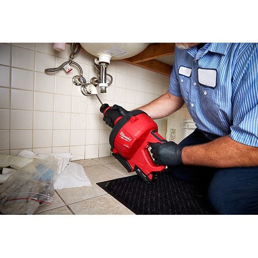 Milwaukee 2772A-21 M18 Fuel Drain Snake W/ Cable Drive 2.0Ah Kit