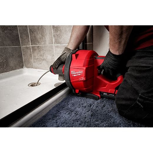 Milwaukee 2772A-21 M18 Fuel Drain Snake W/ Cable Drive 2.0Ah Kit