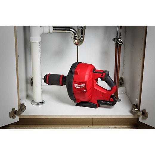 Milwaukee 2772A-21 M18 Fuel Drain Snake W/ Cable Drive 2.0Ah Kit