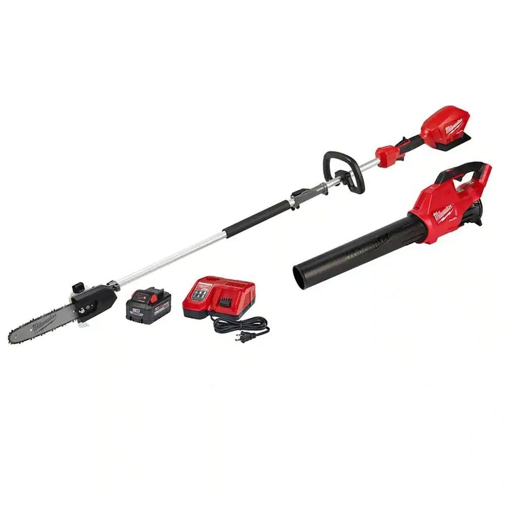 Milwaukee 2825-21PSB M18 FUEL 10" Pole Saw with M18 Blower 8.0Ah Kit