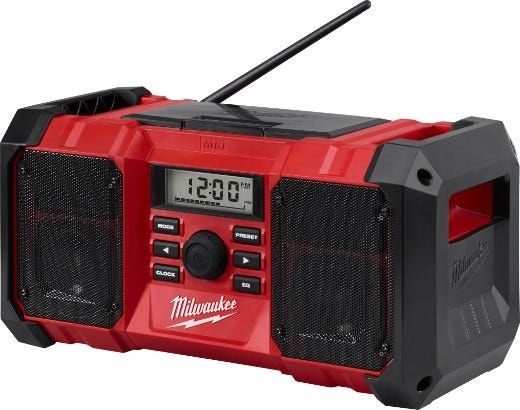 Milwaukee(ミルウォーキー)Jobsite Radio 2890-20 Milwaukee 2890-20 M18 Cordless / Corded Jobsite Radio (PROMO