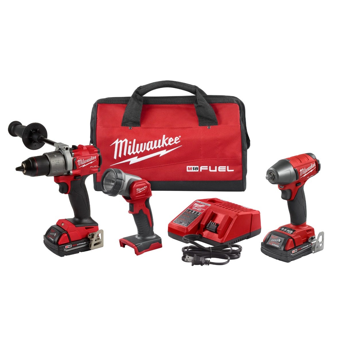 Milwaukee 2991-23 M18 FUEL 3-Piece Combo 2.0Ah Kit