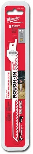Milwaukee 48-00-1610 Rough-In SAWZALL Recip Blade (5 Pk)