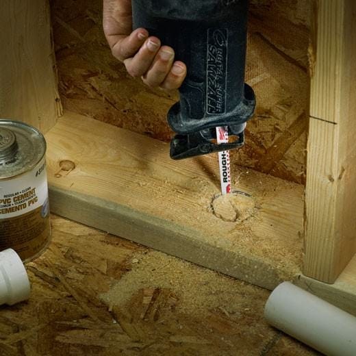 Milwaukee 48-00-1610 Rough-In SAWZALL Recip Blade (5 Pk)