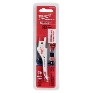 Milwaukee 48-00-1630 Ductwork SAWZALL Recip Blade (5 Pk)