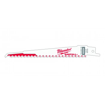 Milwaukee 48-00-5035 6" 5 TPI SAWZALL Recip Blade (5 Pk)