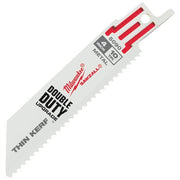 Milwaukee 48-00-5090 4" 10 TPI Thin Kerf SAWZALL Recip Blades (5 Pk)