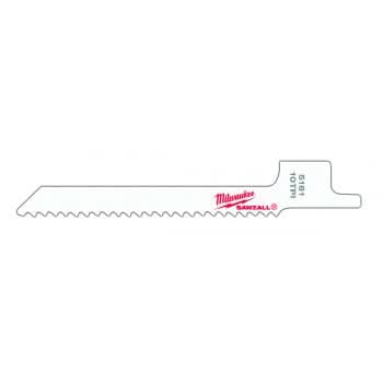 Milwaukee 48-00-5161 3-5/8" 10 TPI SUPER SAWZALL Recip Blade (5 PK)