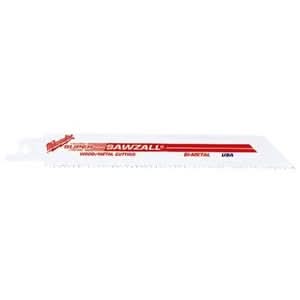 Milwaukee 48-01-6093 8" 8/12 TPI SAWZALL Recip Blades (50 Pk)