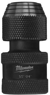 Milwaukee 48-03-4410 Shockwave 1/4" Hex Adapter Sq 1/2"