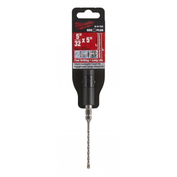 Milwaukee 48-20-7090 SDS PLUS Bit 5/32" X 5" With 1/4" Hex