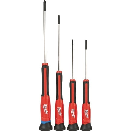 Milwaukee 48-22-2604 Precision Screwdriver Set, 4-Pieces