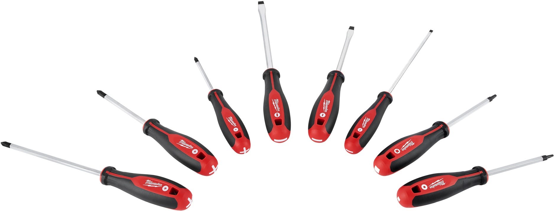 Milwaukee 48-22-2718 8-Piece Screwdriver Kit w/ Square