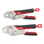 Milwaukee 48-22-3402 2-Piece-Curved Jaw Locking Pliers W/ Durable Grip