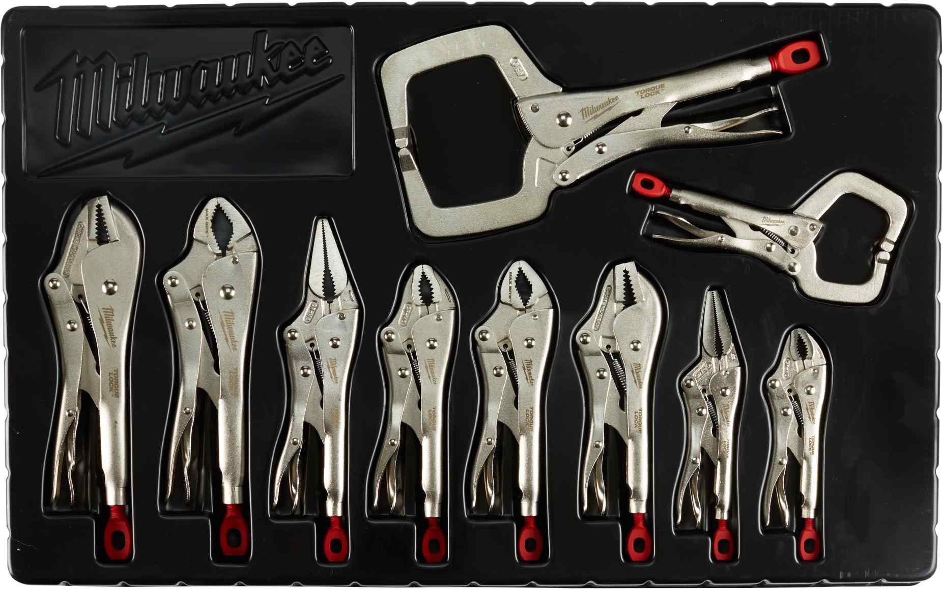 Milwaukee 48-22-3690 10-Piece  Torque Lock Pliers Kit