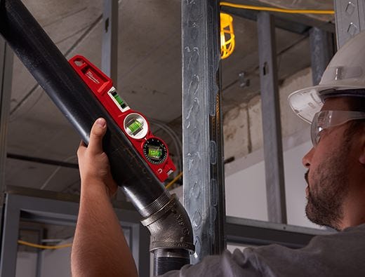 Milwaukee 48-22-5210 10" Die cast Torpedo Level with 360 Degree Locking Vial
