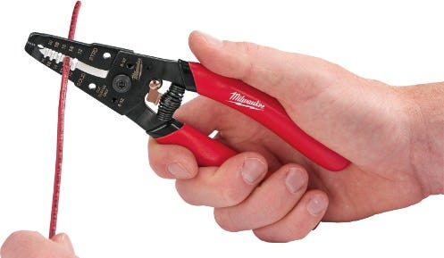 Milwaukee 48-22-6109 WIRE STRIPPER/CUTTER FOR SOLID & STRANDED WIRE