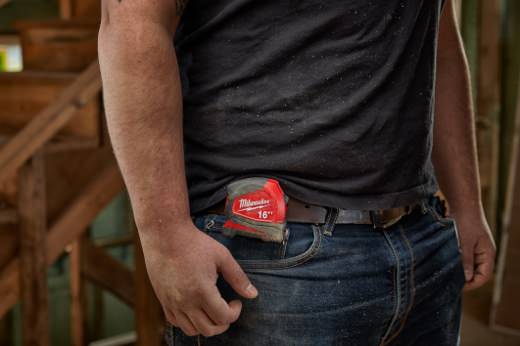 Milwaukee 48-22-6625 25ft Compact Tape Measure, 48-22-1500 Fastback Compact Utility Knife, and 48-22-3105 2PK Fine Point Black Markers Combo Kit
