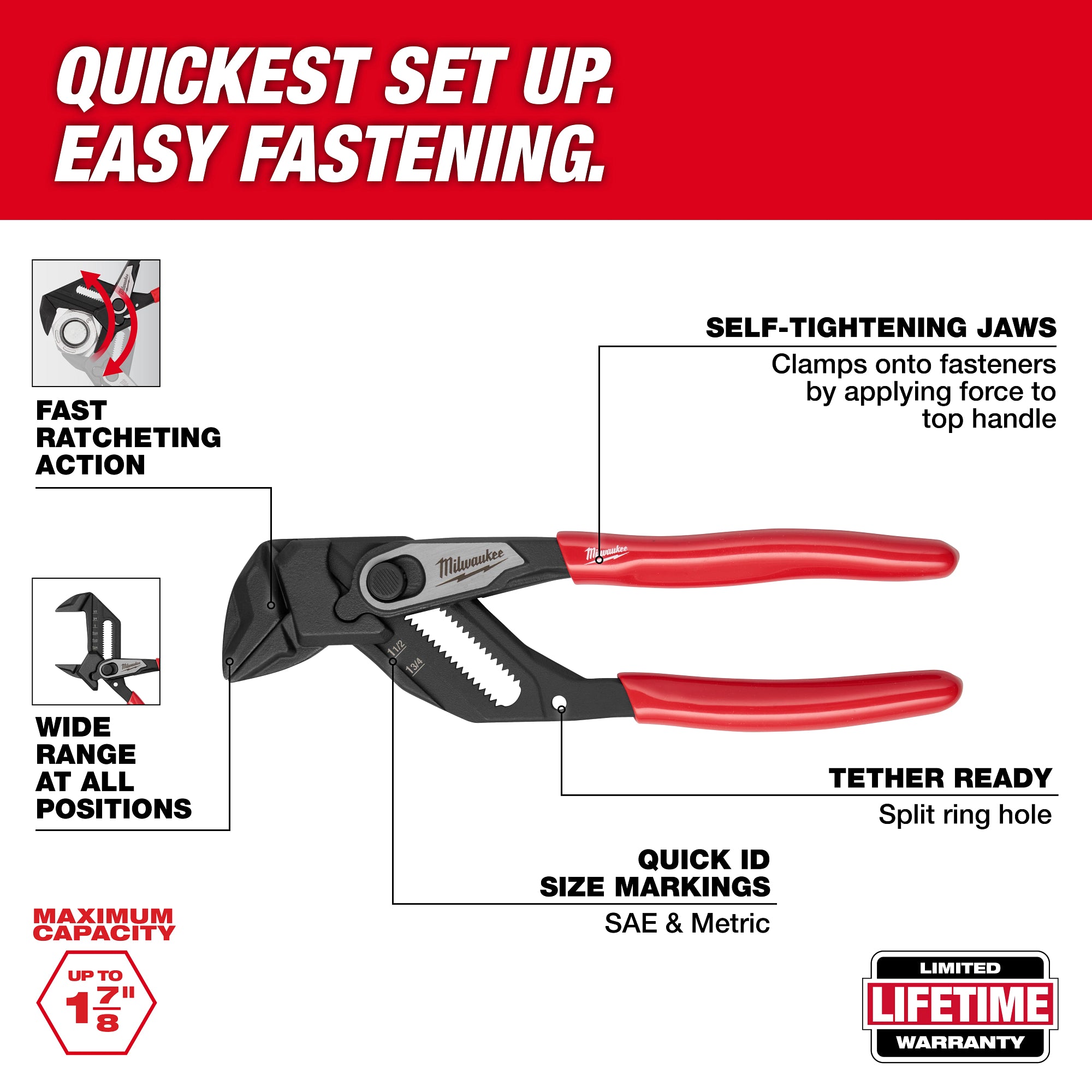 Milwaukee 2-Piece Pliers Wrench Set (48-22-6930)