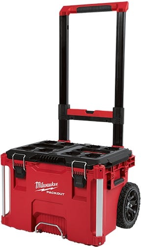 Milwaukee 3-Piece PACKOUT Rolling Tool Box + Large Tool Box + Organizer Set